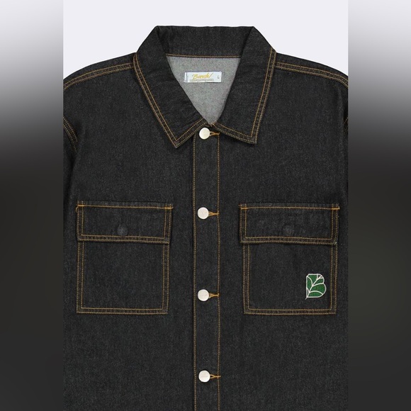 Men’s Bench Black Denim Overshirt Size Small - Picture 7 of 7